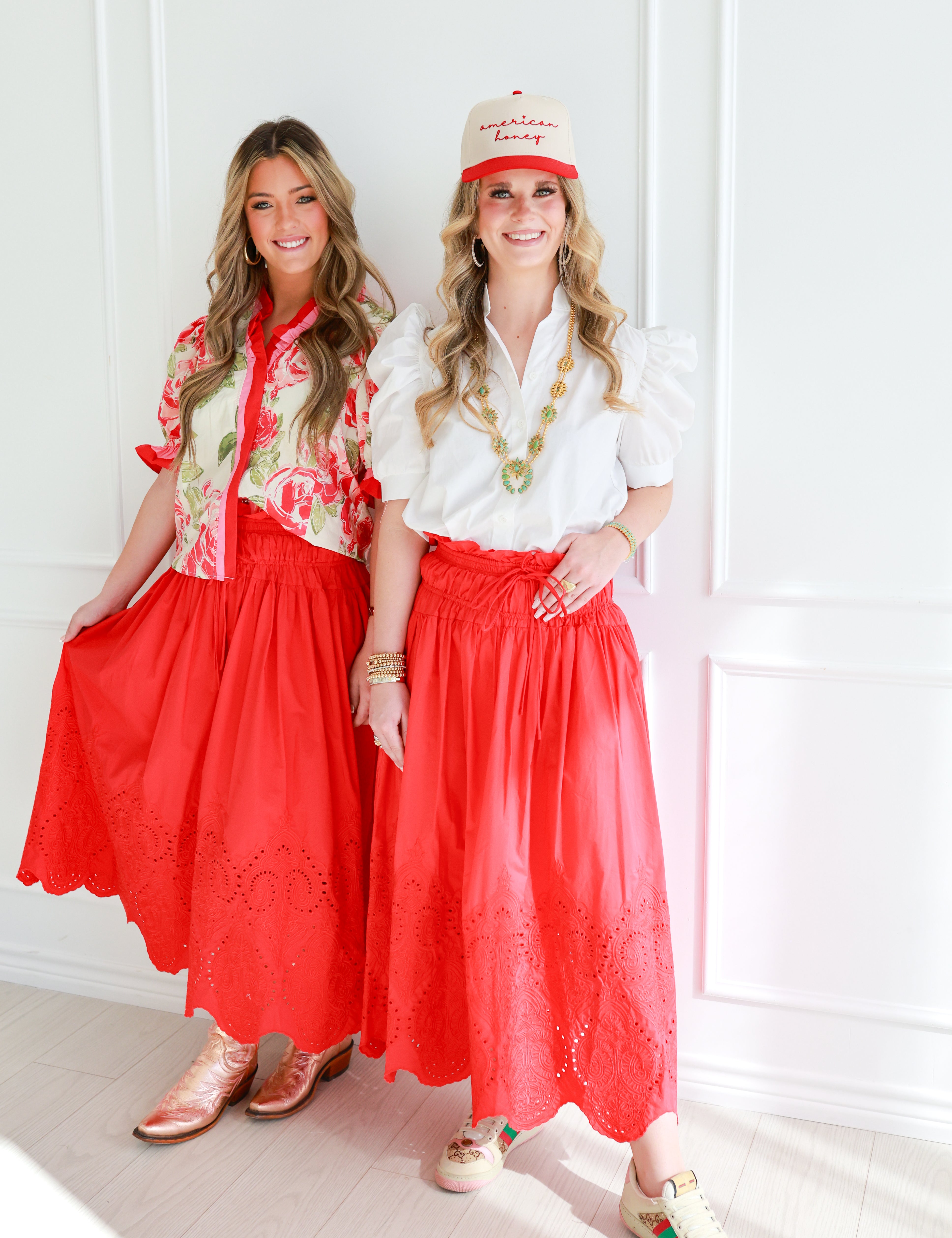 Bloomin' Pop Collar Top