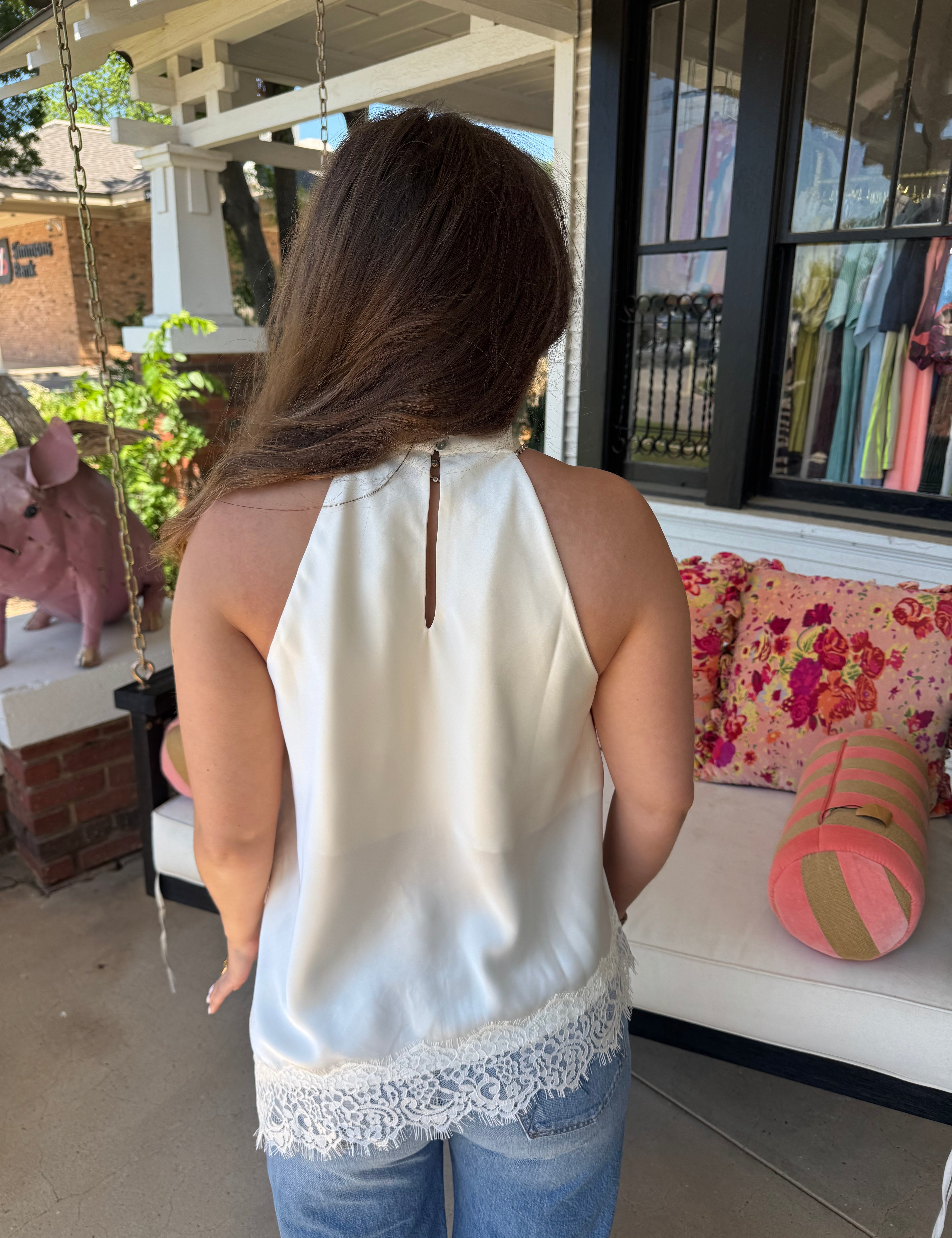 Ivory Iris Top