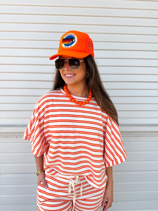 Sun-Kissed Terry Cloth Top