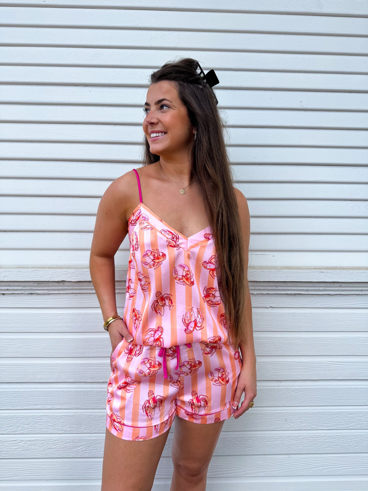 Lobster Stripe Pajamas