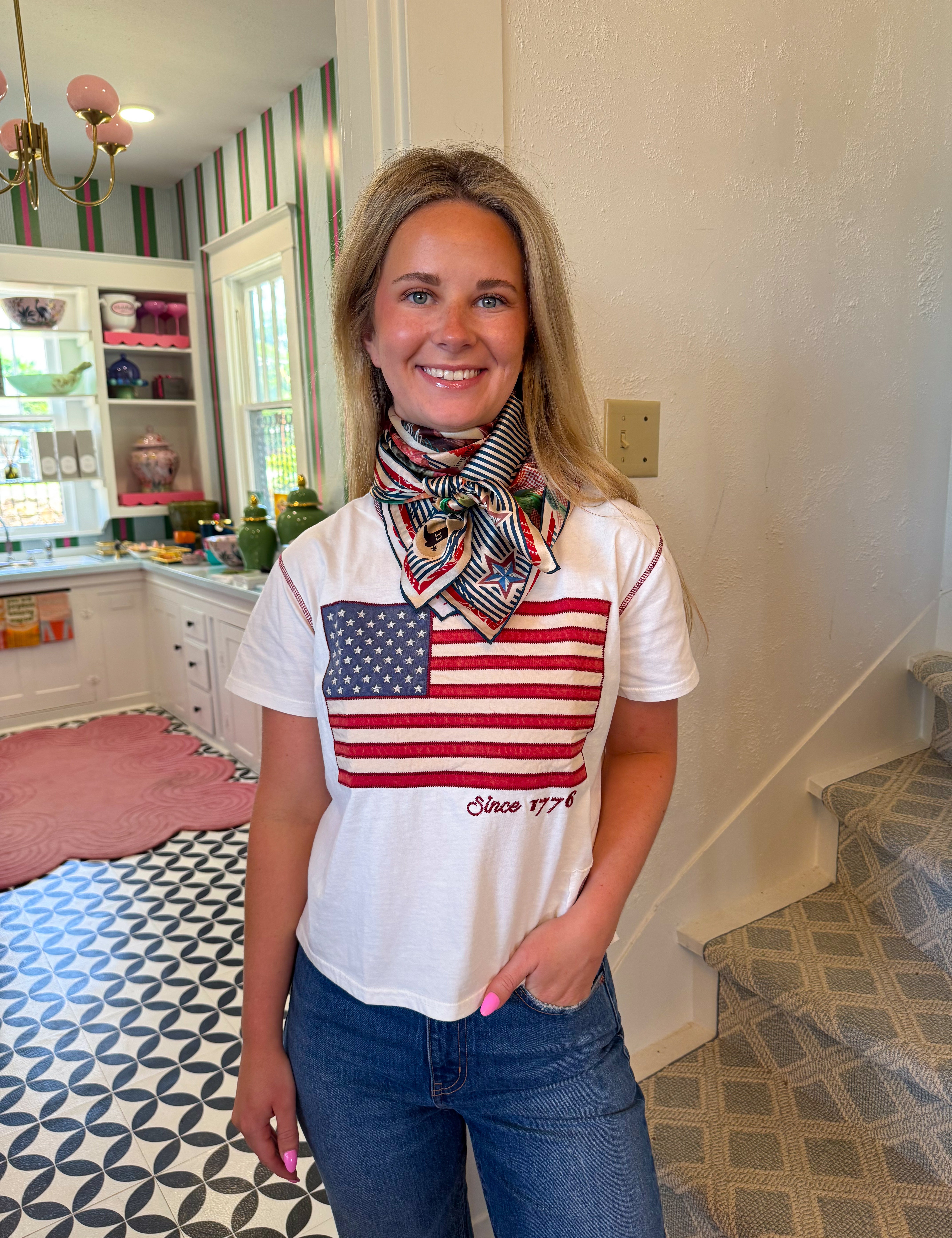 We Salute Silk Scarf