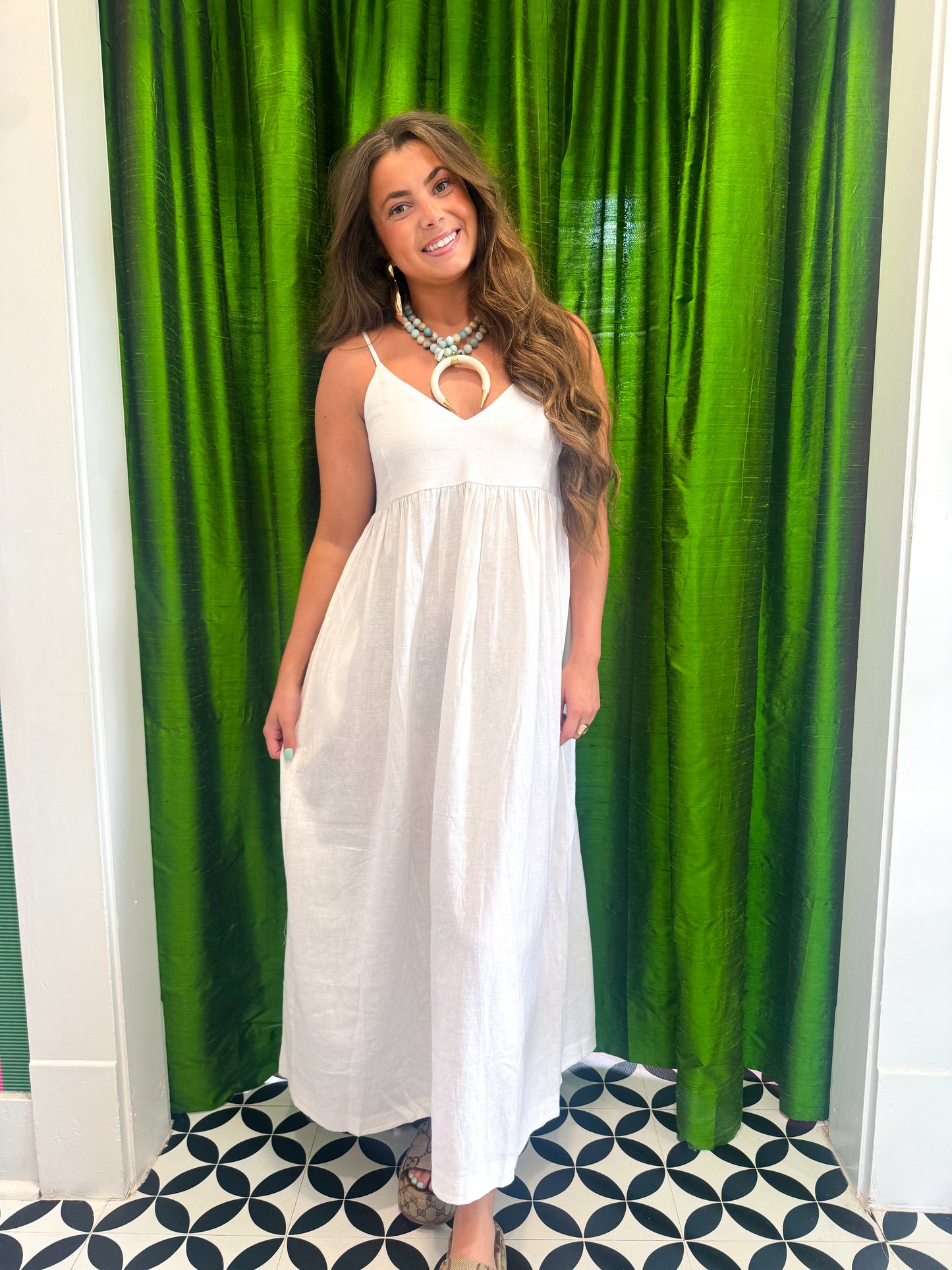 Willow White Maxi Dress