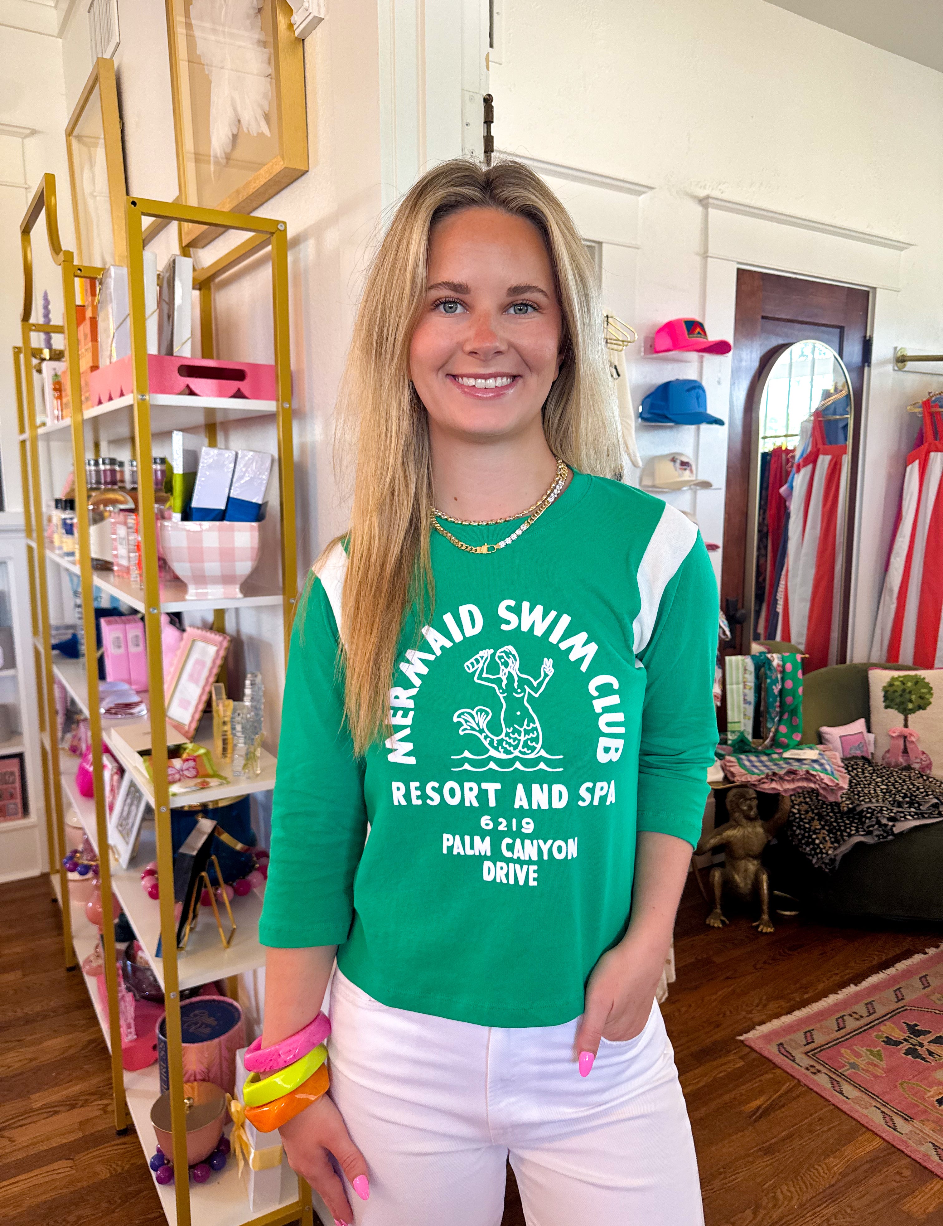 Mermaid Swim Club Tee
