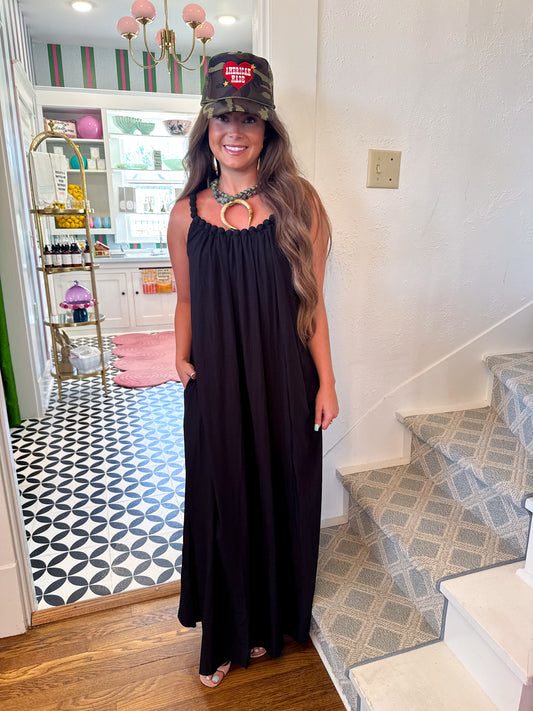 Black Beatrice Maxi Dress
