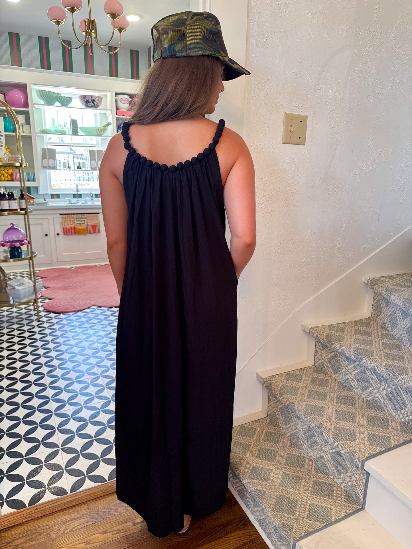 Black Beatrice Maxi Dress