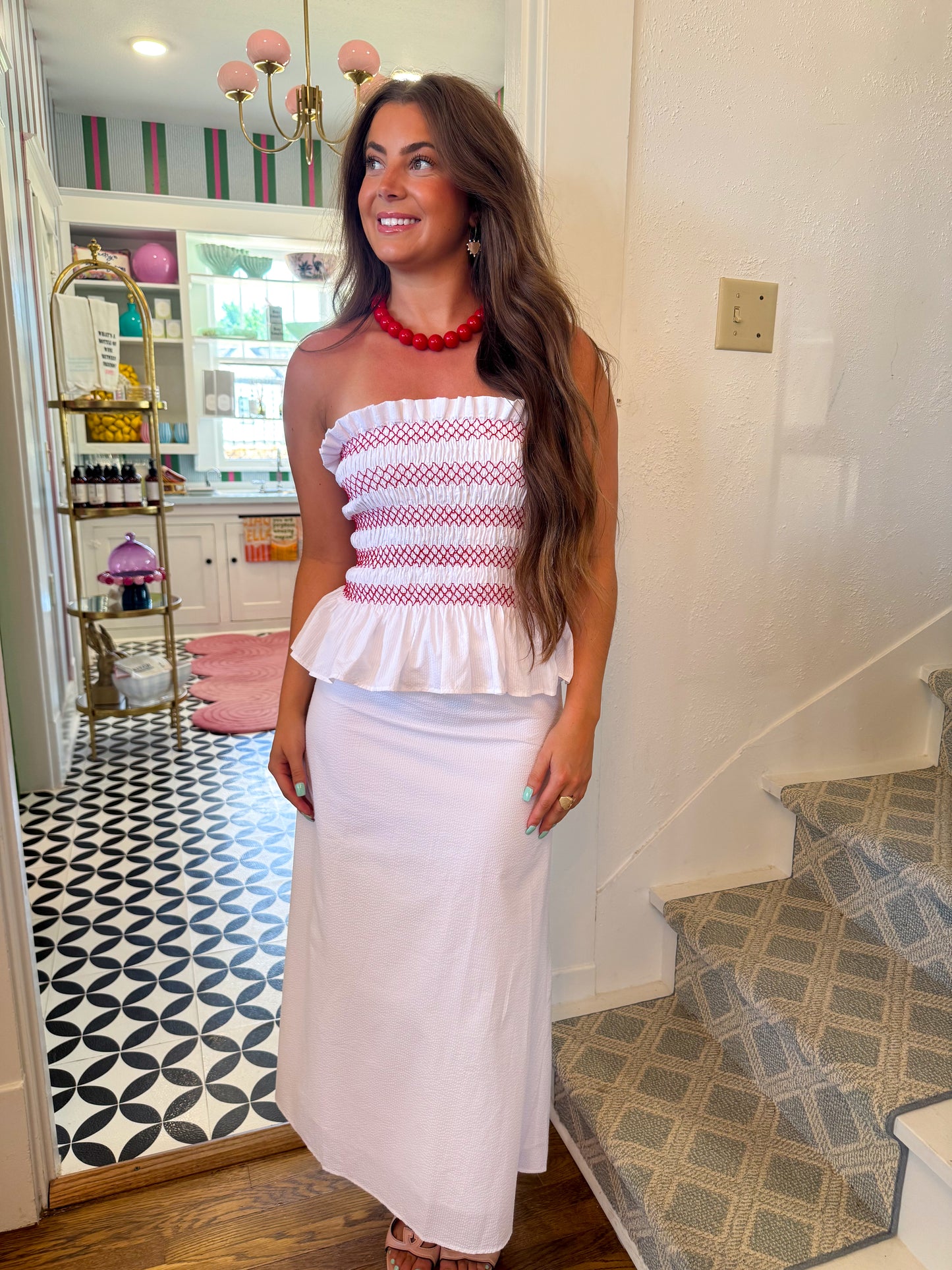 Caroline White Dress
