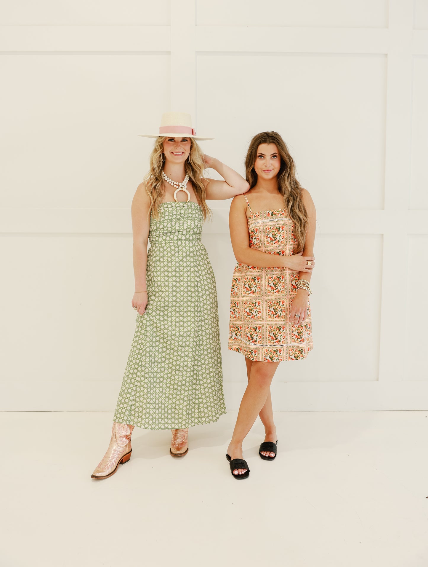 Leah Peach Dress