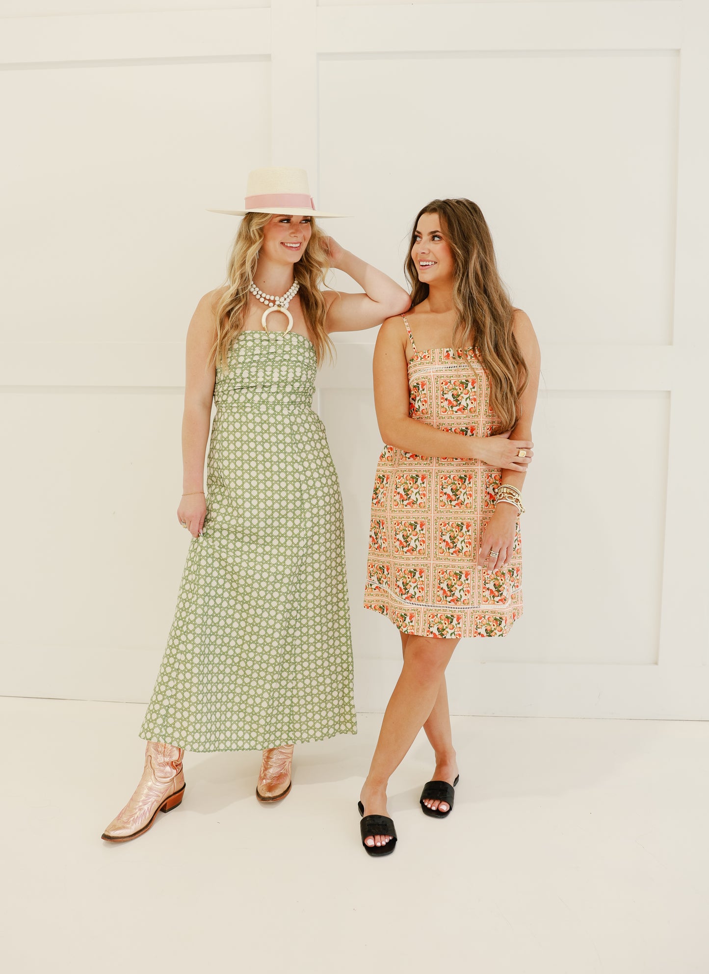 Leah Peach Dress
