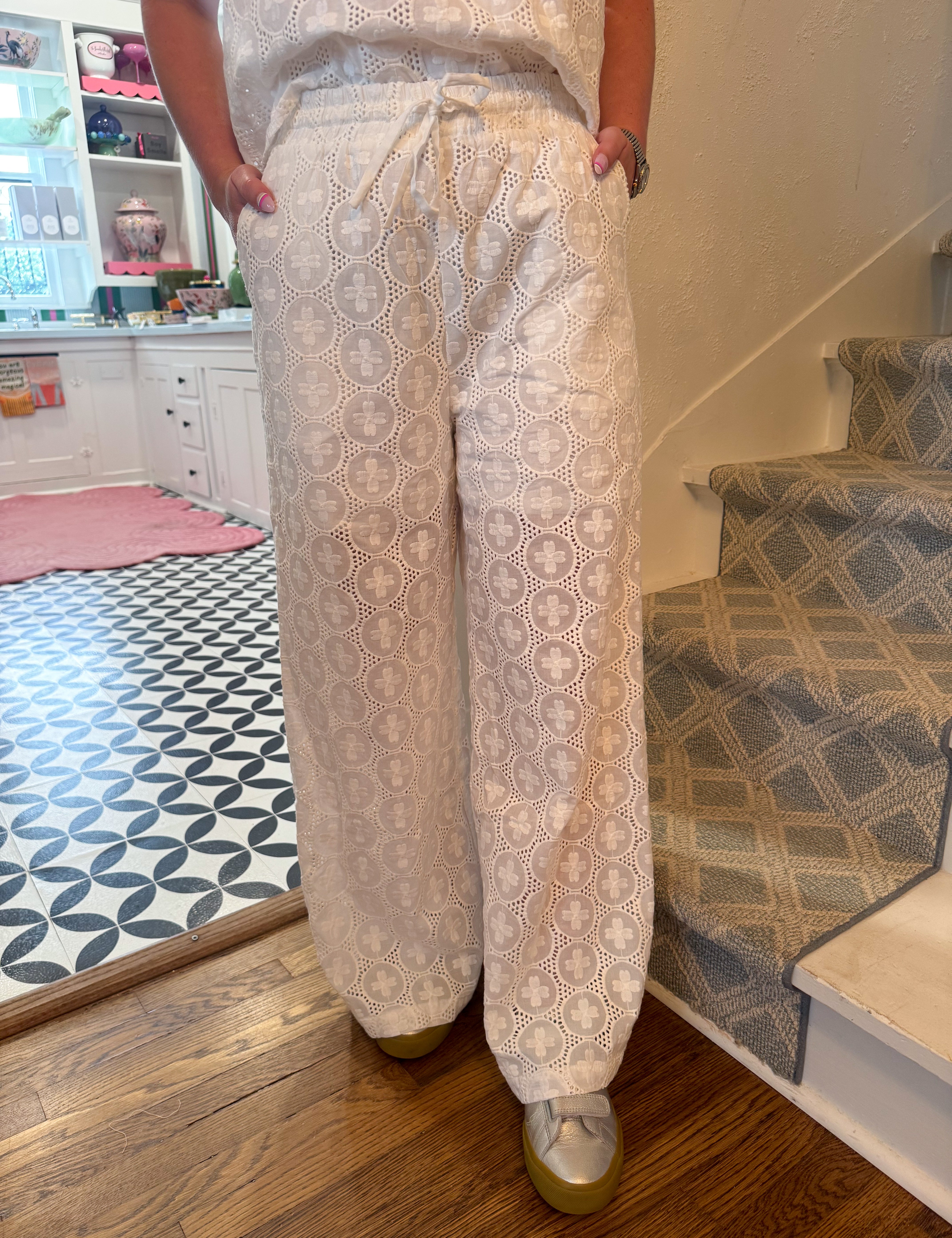 White Francesco Pant