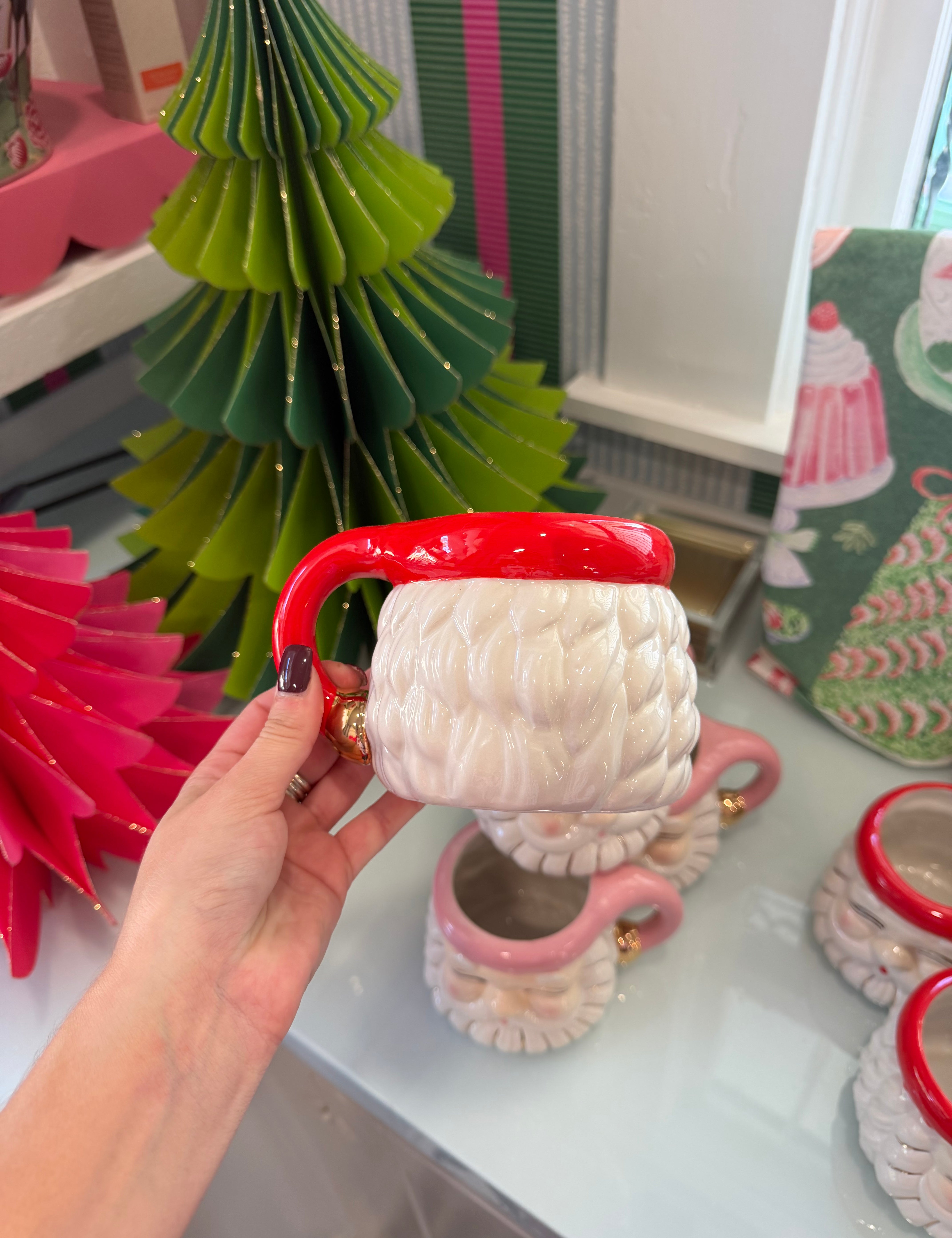 Red Santa Mug
