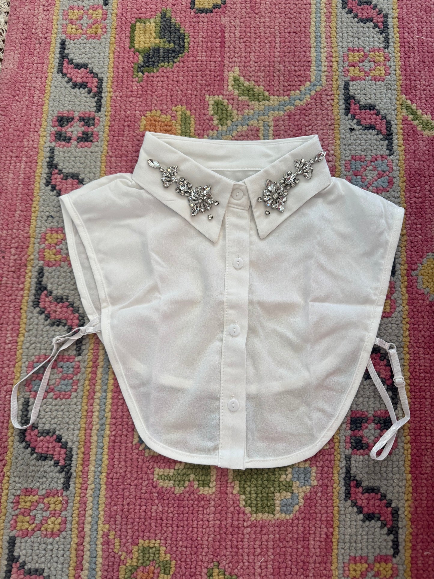 Clear Crystal Embellished Collar