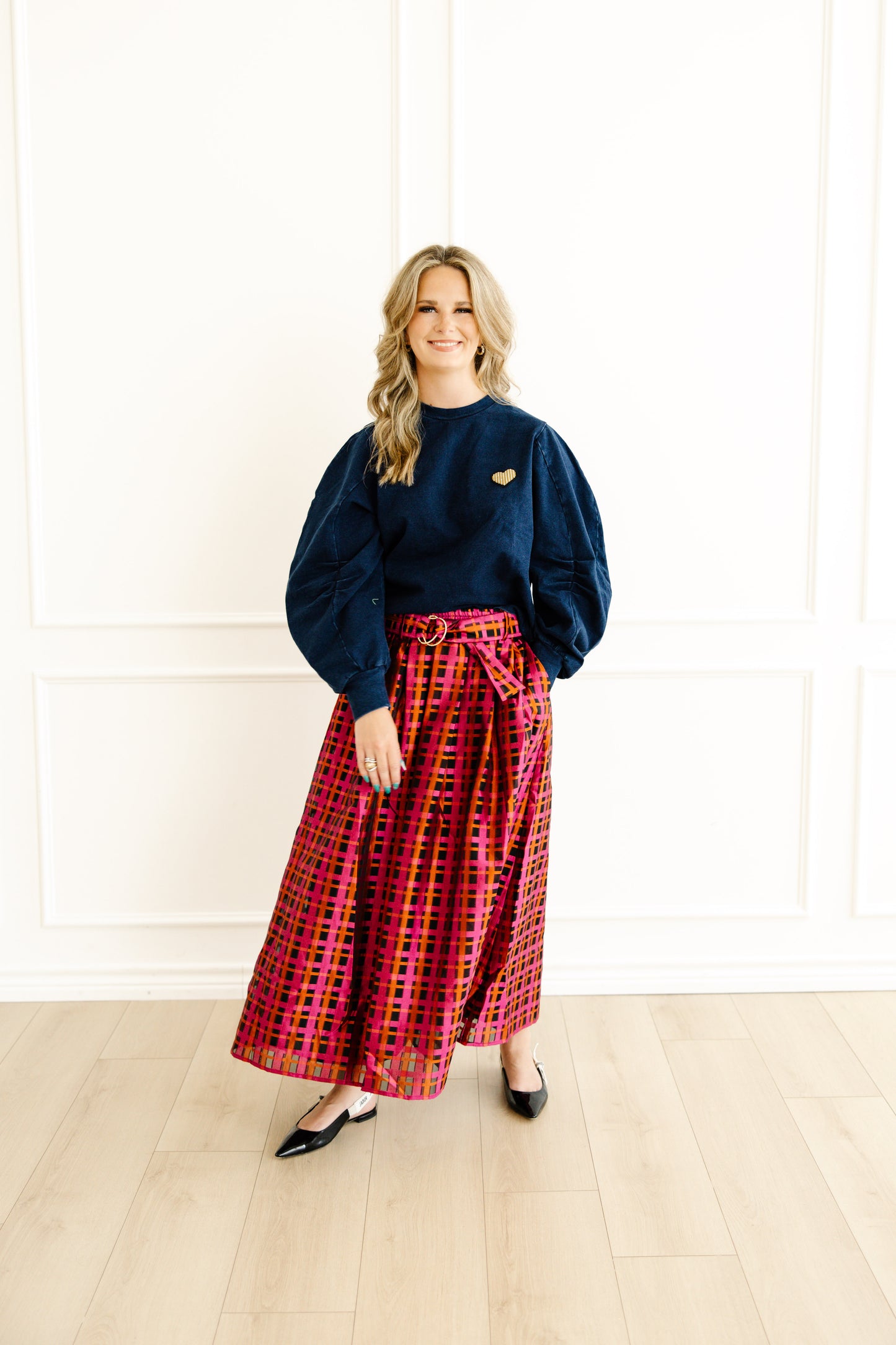 Maya Crimson Skirt
