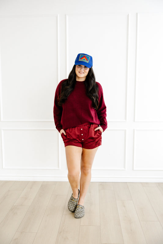 Max Maroon Boxer Shorts