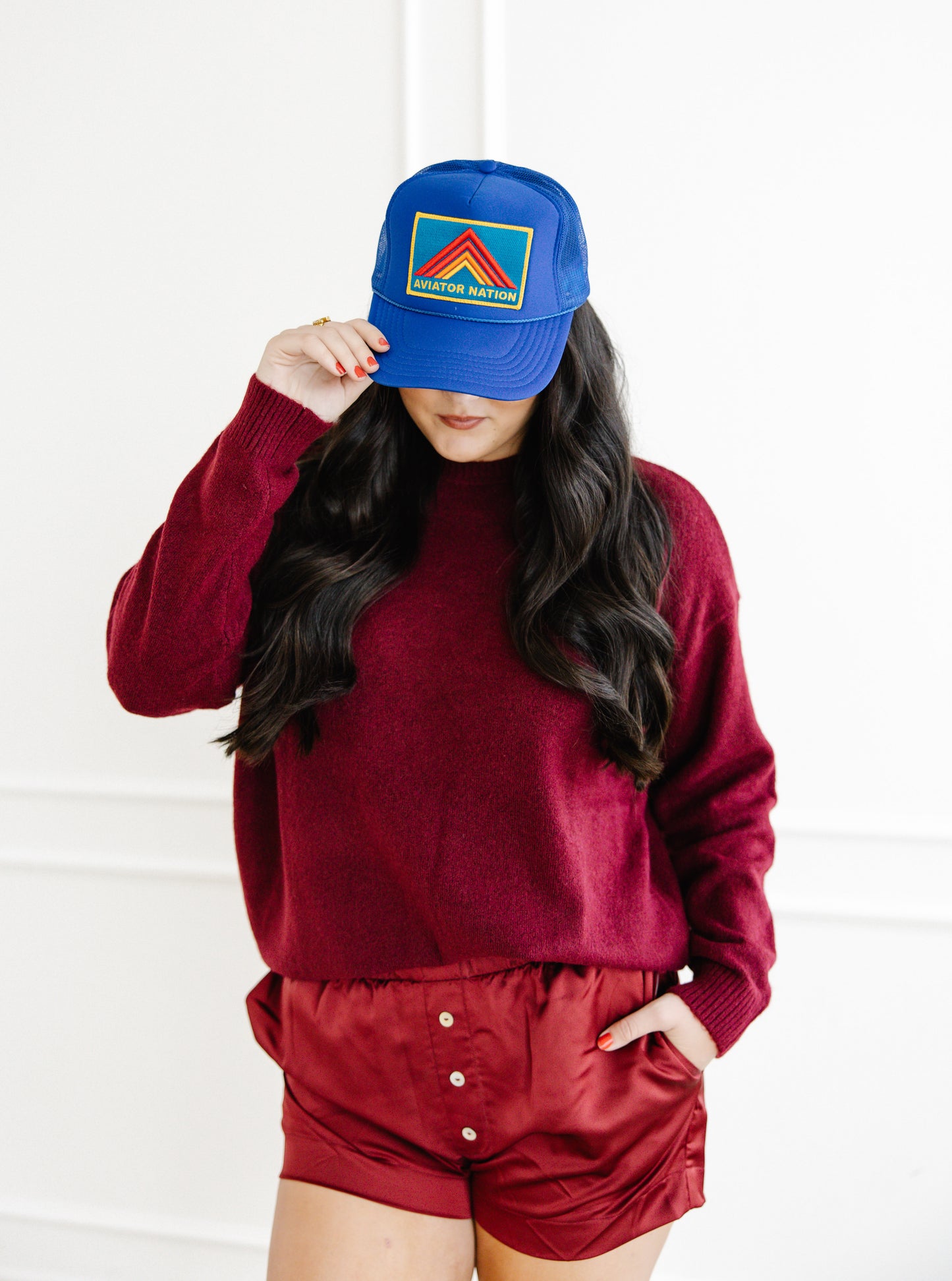 Maroon Feel Good Sweater