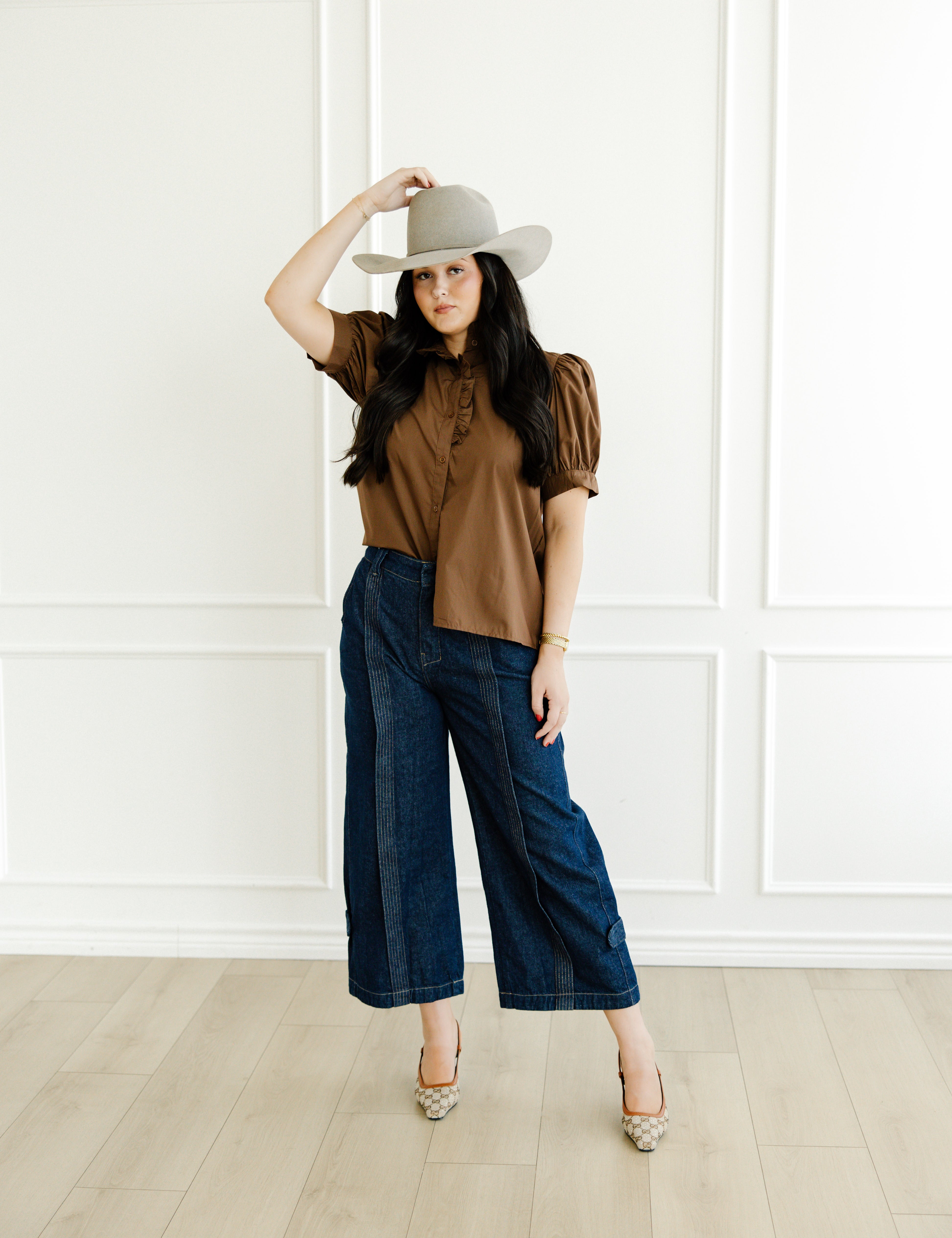 Charlie Button Down Top