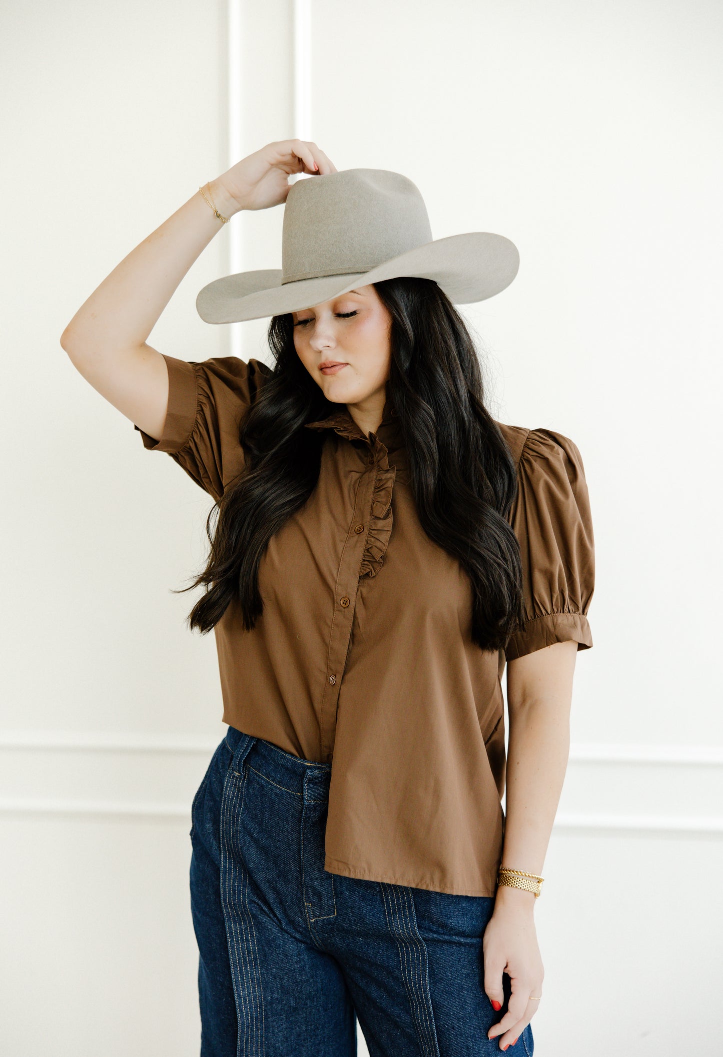 Charlie Button Down Top