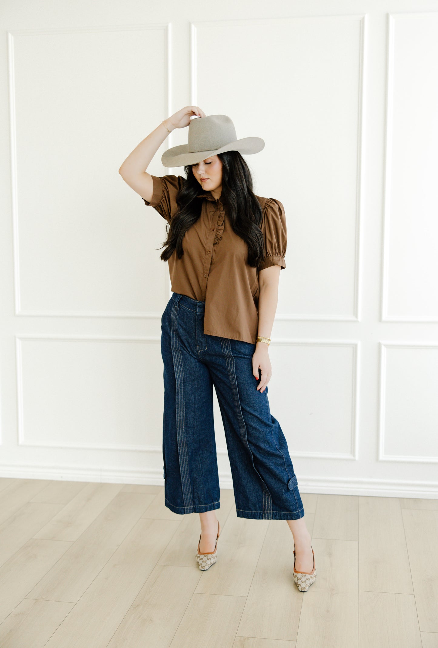 Charlie Button Down Top