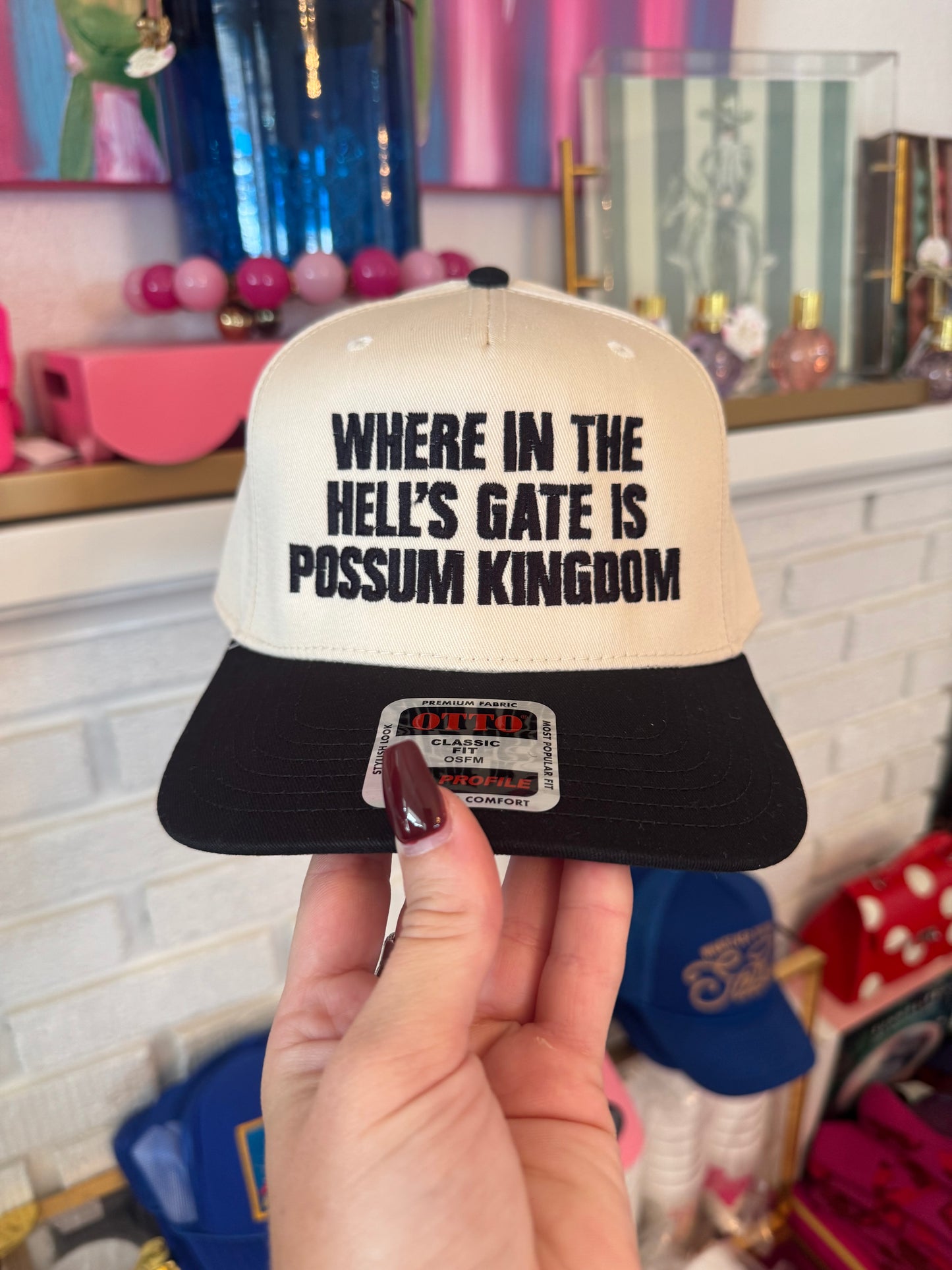 Hell's Gate Block Letter Hat