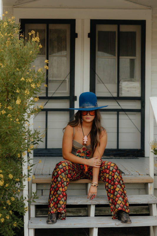 Sandra Combined Denim Pants