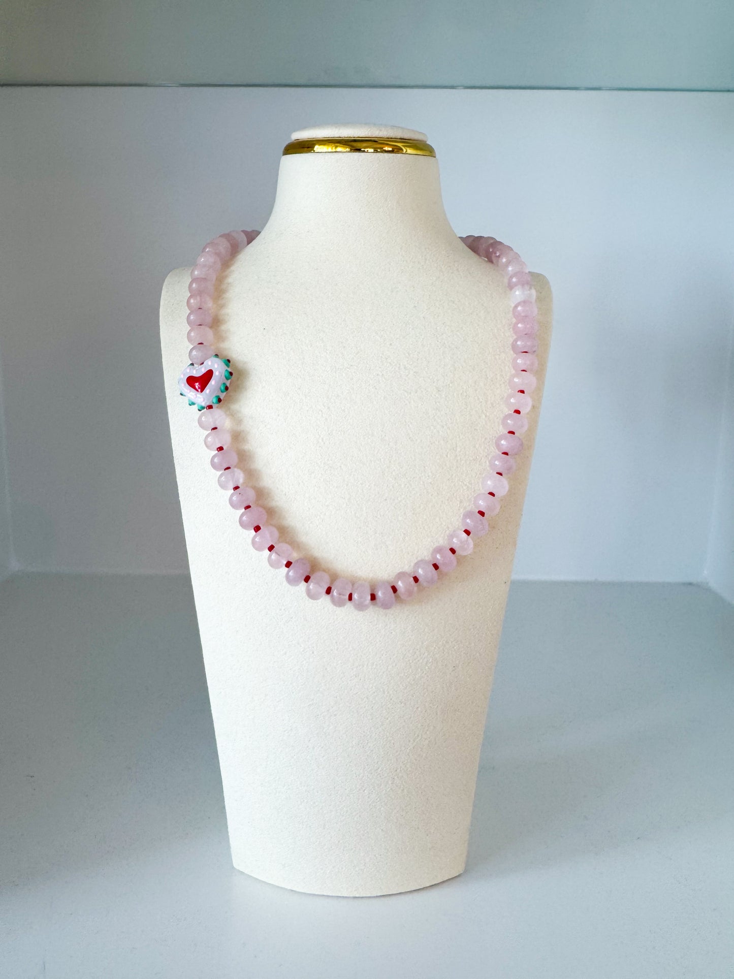 White Mi Amor Necklace