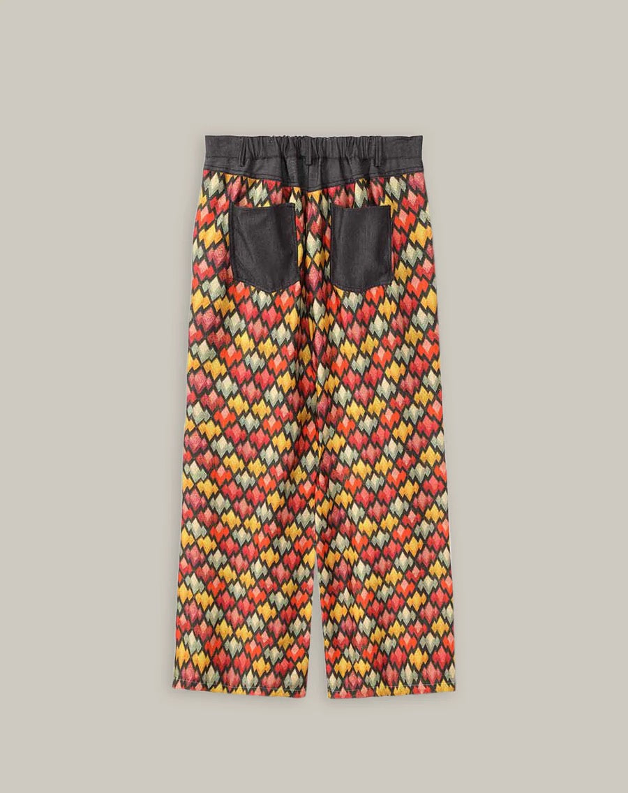 Sandra Combined Denim Pants