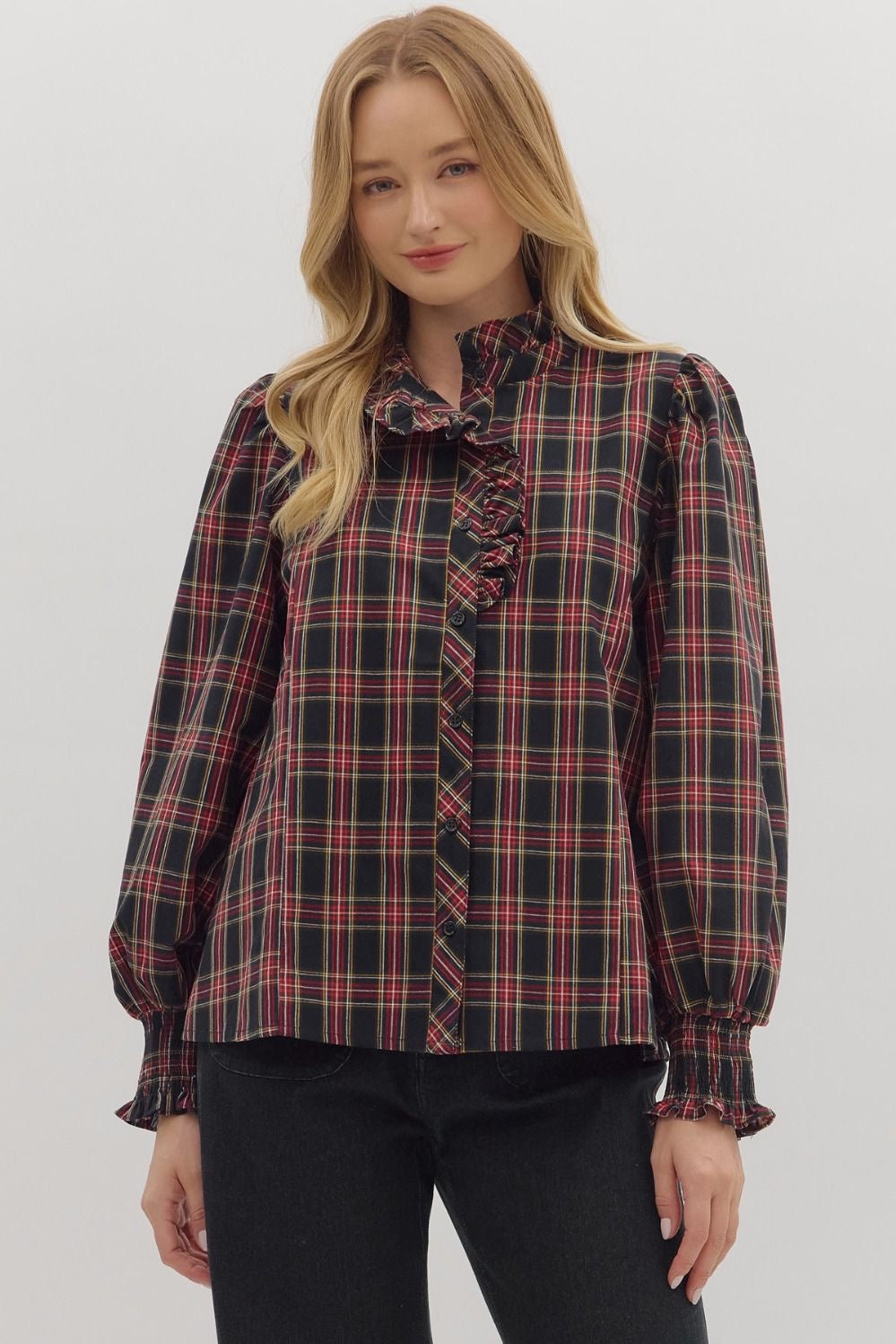Plaid Perfection Top