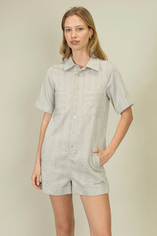 Penny Striped Romper