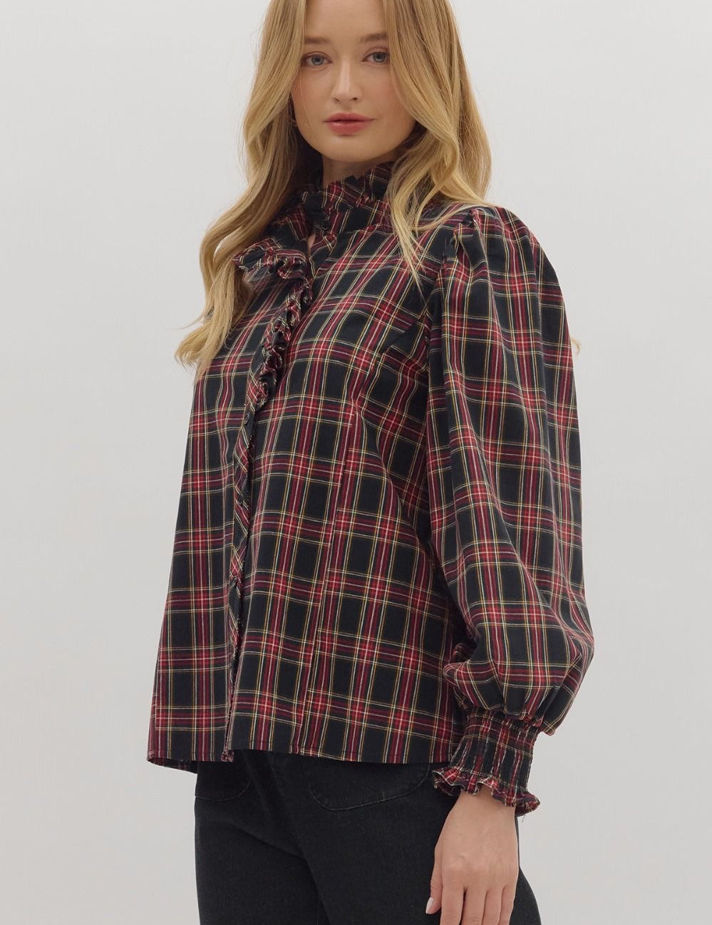 Plaid Perfection Top
