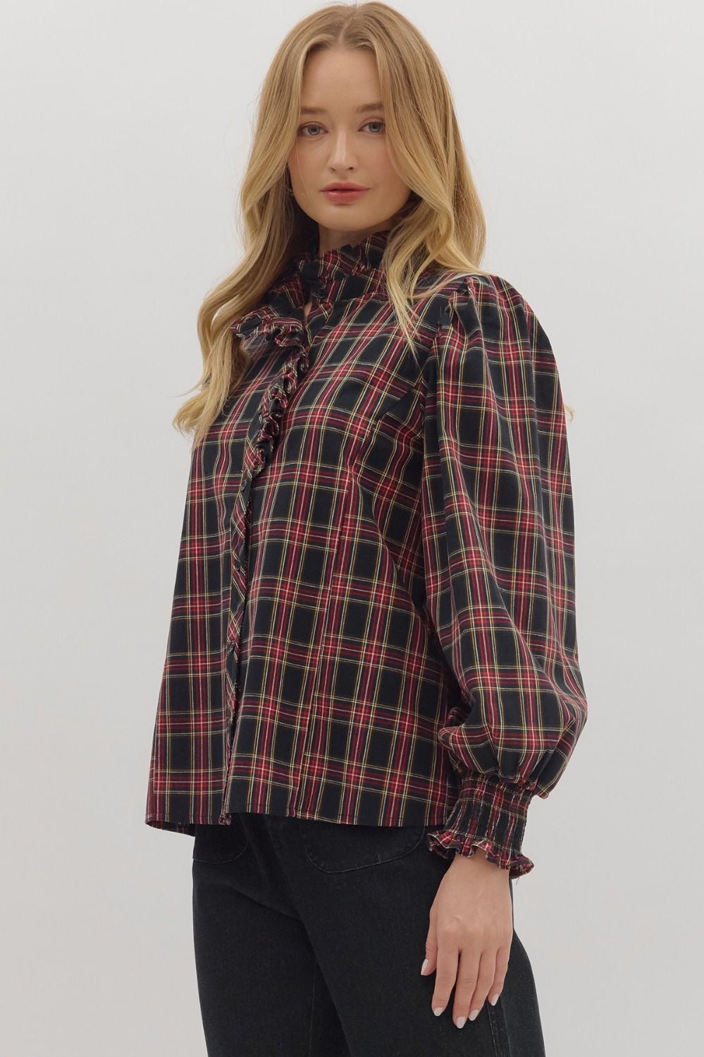 Plaid Perfection Top