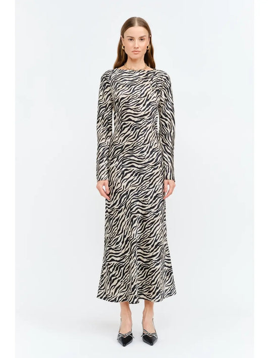 Georgie Zebra Maxi Dress