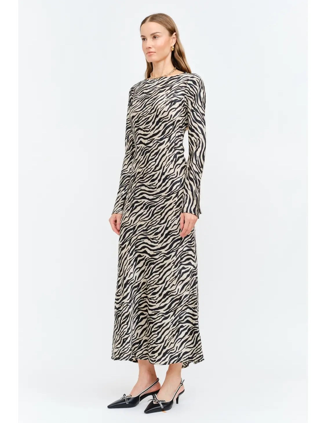 Georgie Zebra Maxi Dress
