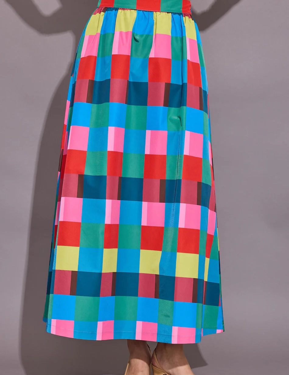 Daphne Check Skirt