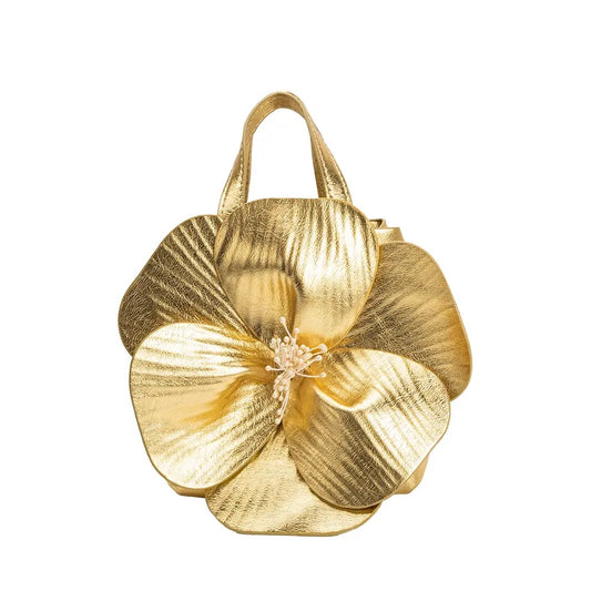 Monroe Gold Flower Bag