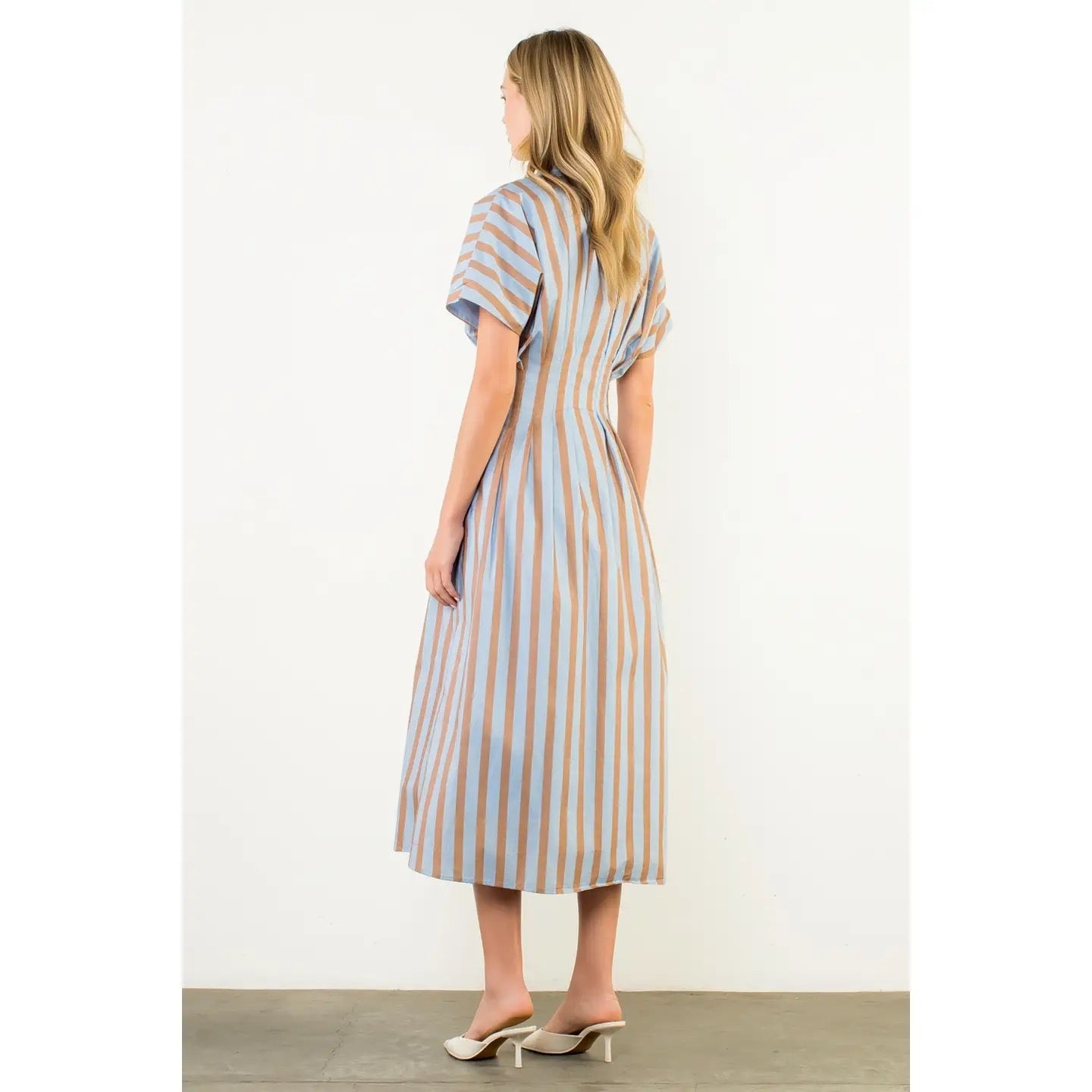 Stripes for Days Midi Dress