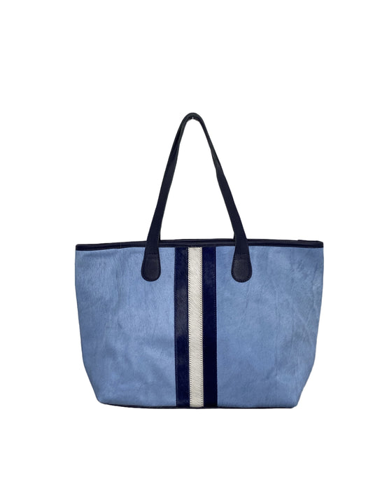 Baby Blue Hyde Stripe Tote