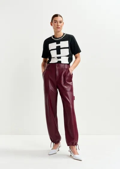 Itao Faux Leather Pants