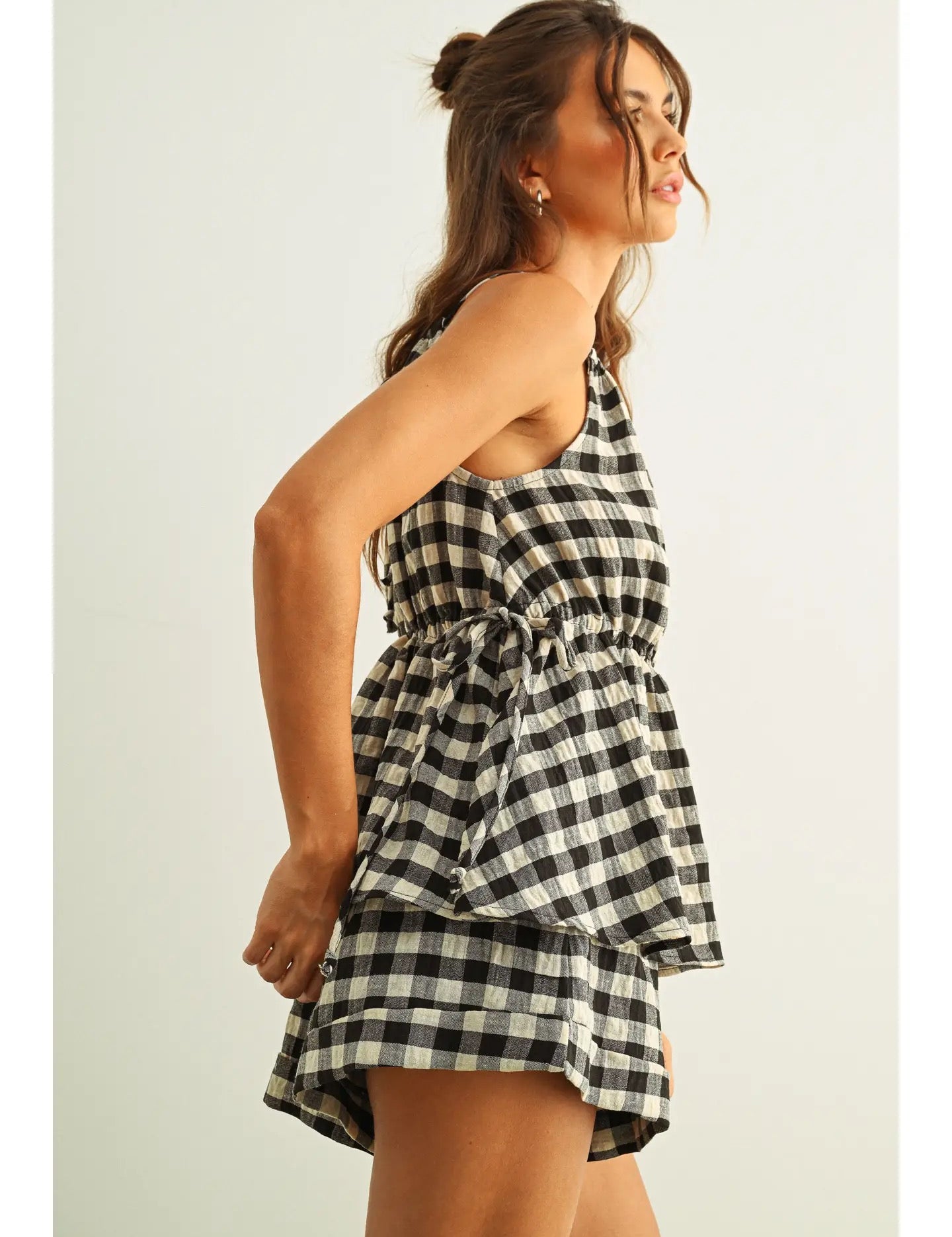 Gingham Girl Set