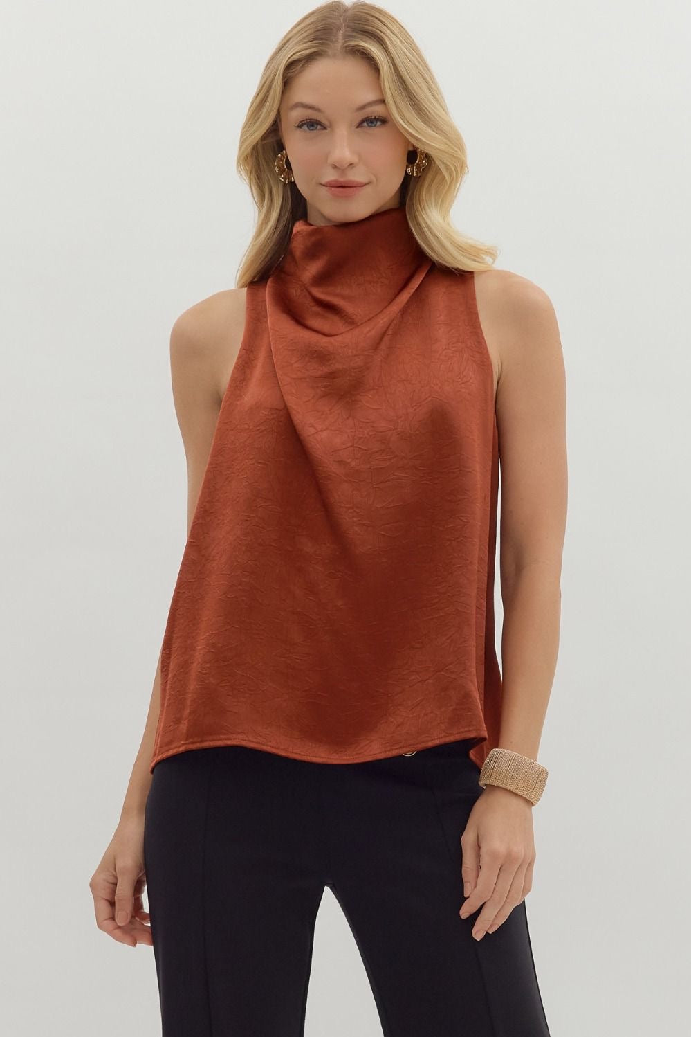 Chic in Silk Top