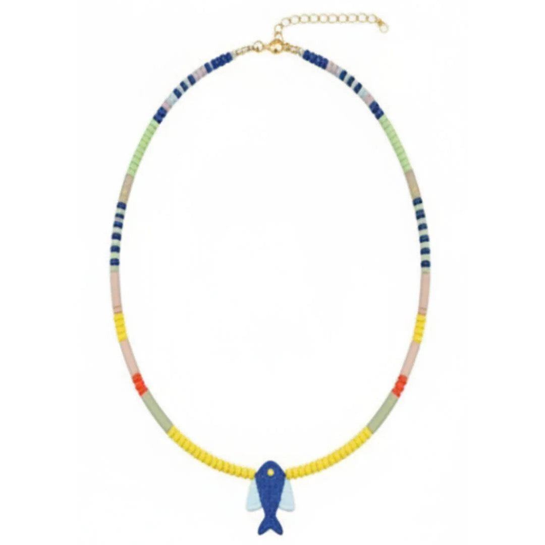 Blue El Mar Necklace