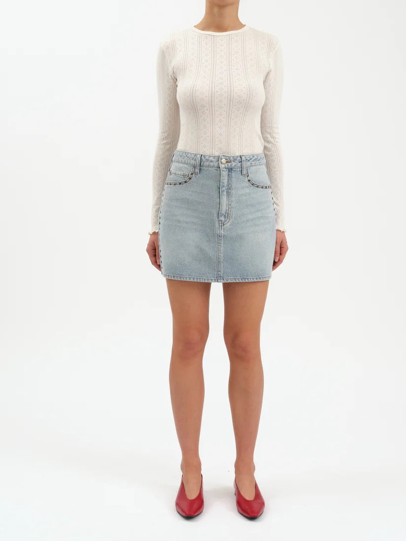 Stash Studded Mini Skirt