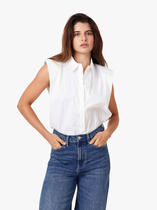 Shoulder Pad Chic Top