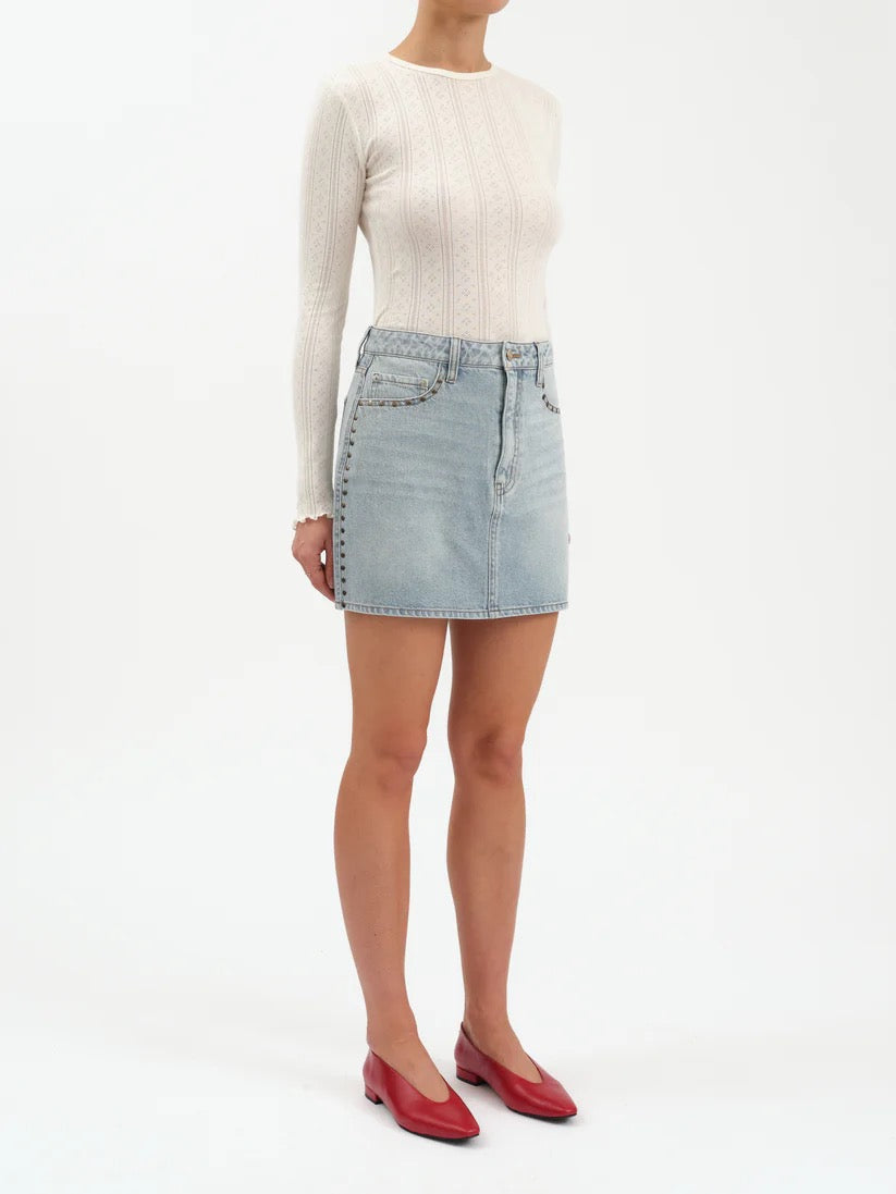 Stash Studded Mini Skirt
