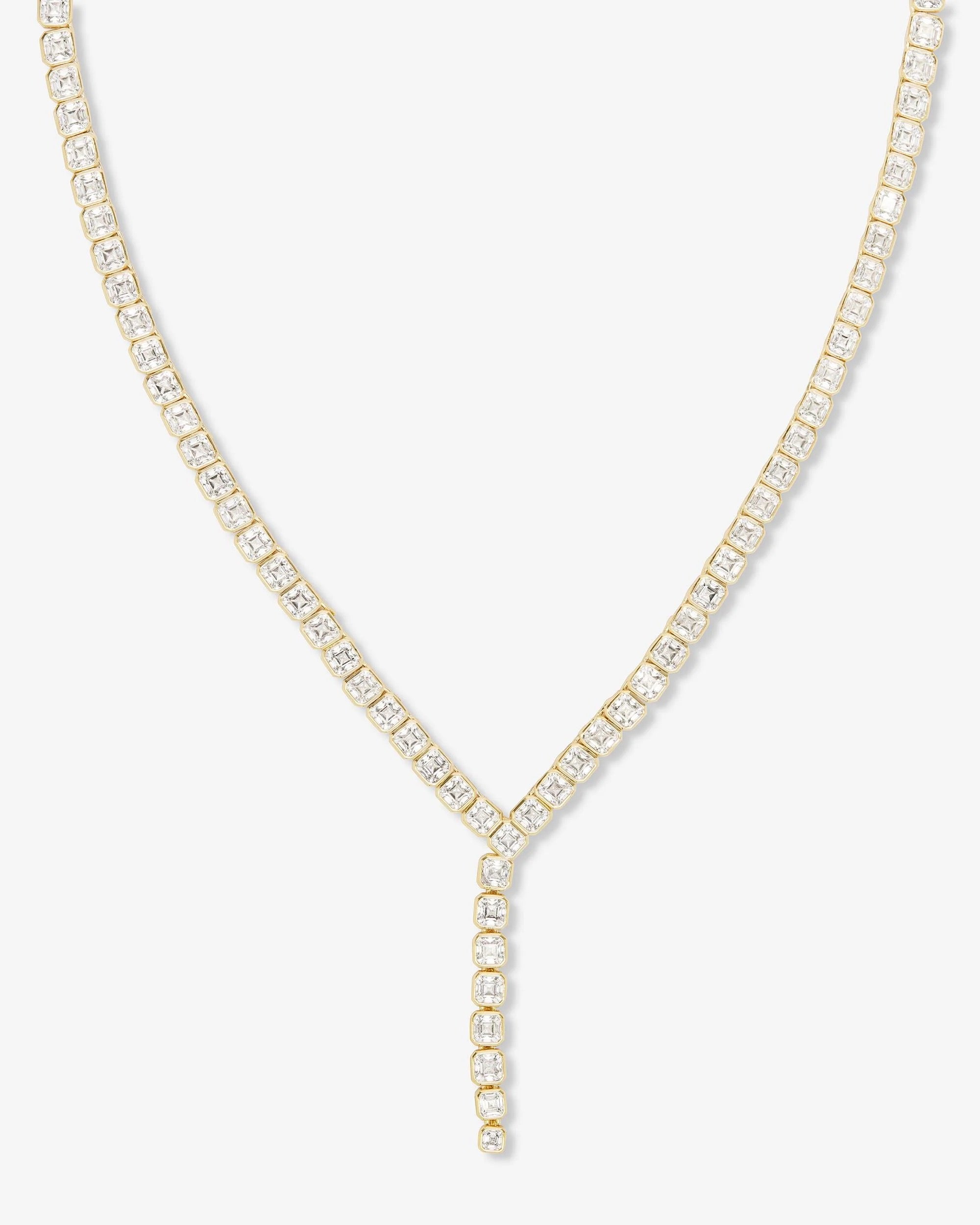 Duchess Lariat Tennis Necklace