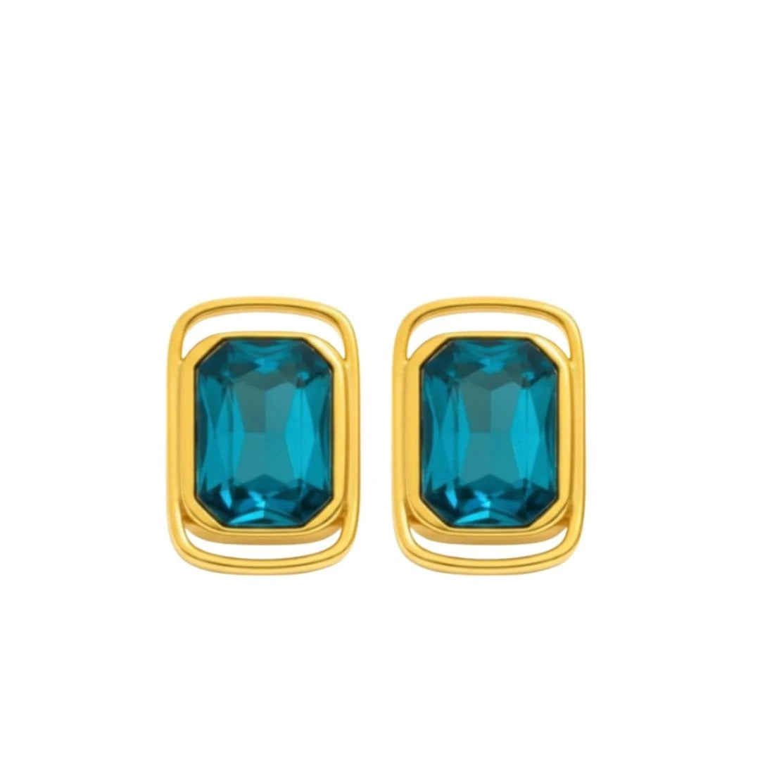 Aqua Indie Earrings