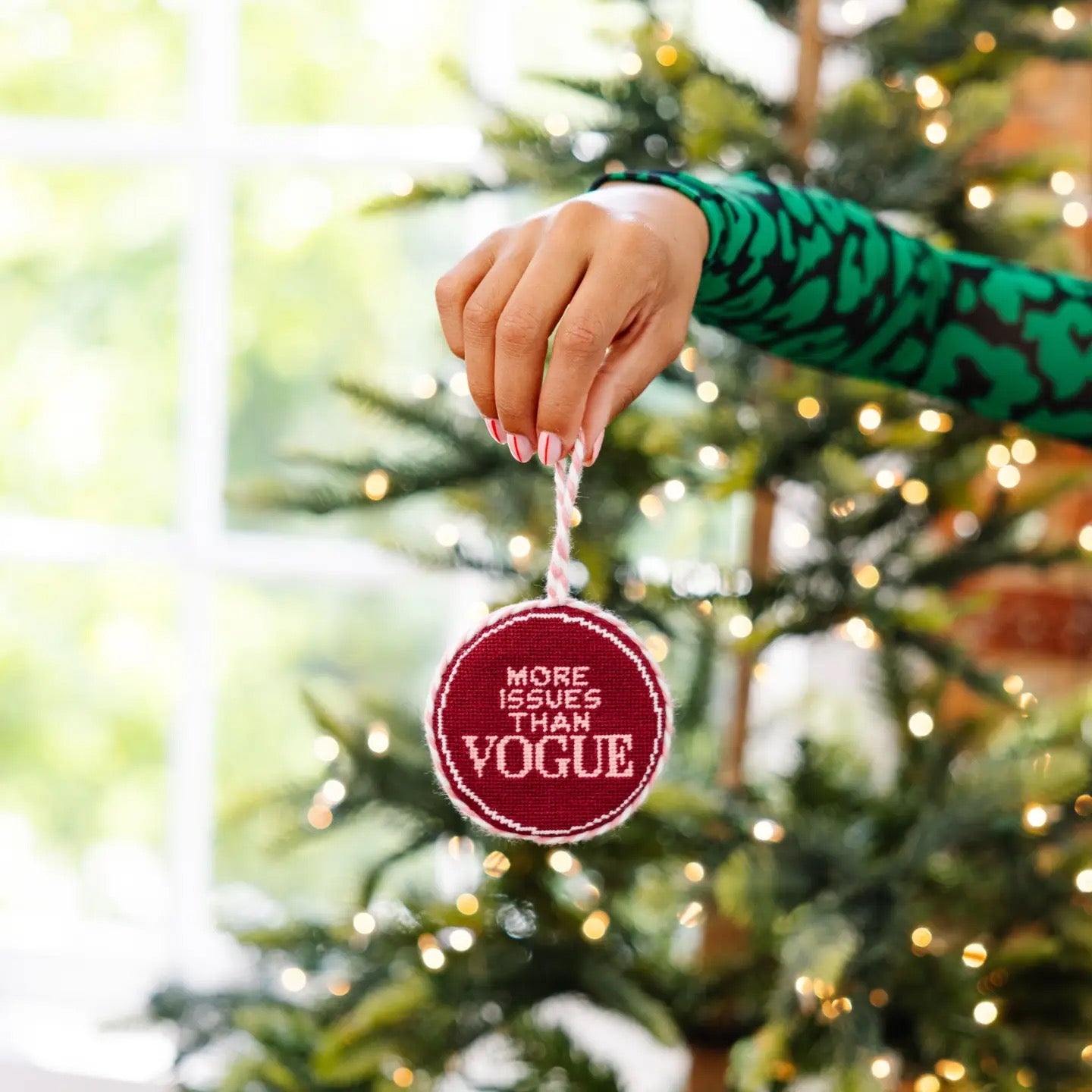 More Issues Needlepoint Ornament