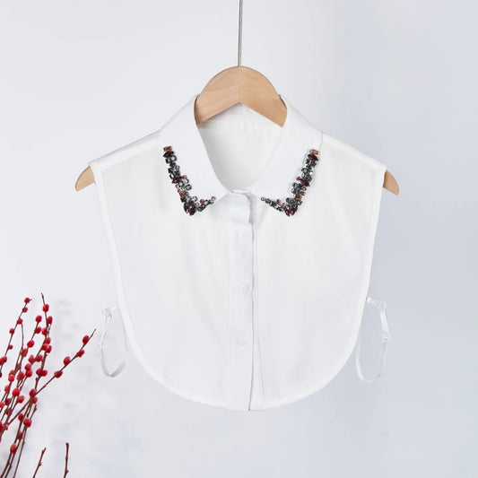 Rainbow Crystal Embellished Collar