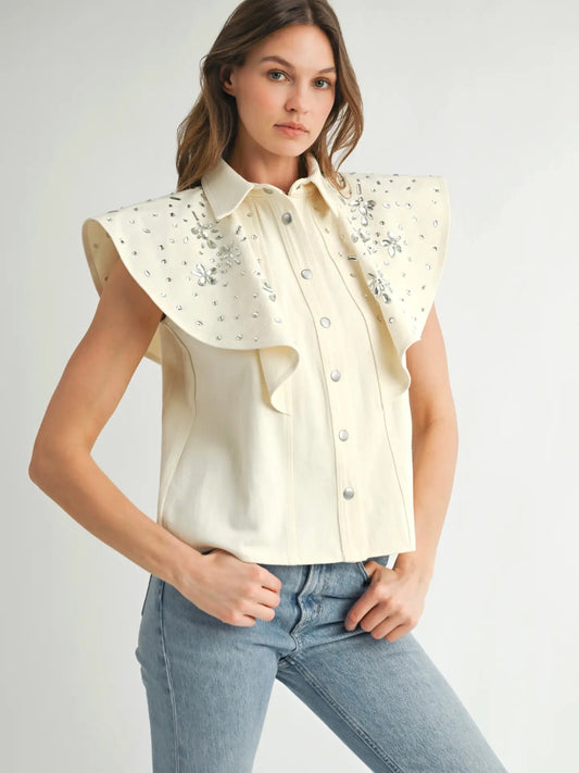 Style Icon Denim Top
