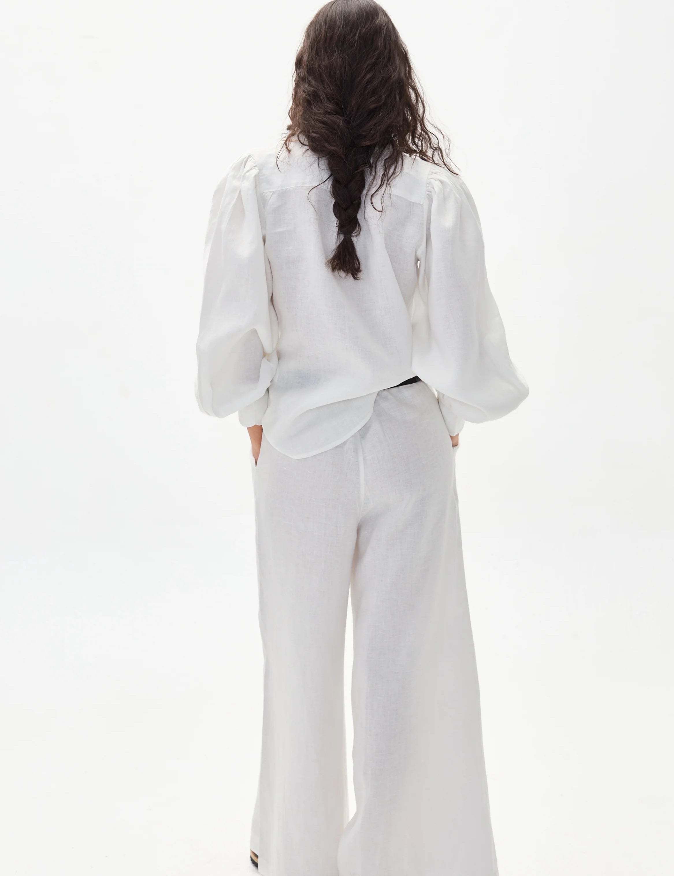 Off White Cape Linen Pants