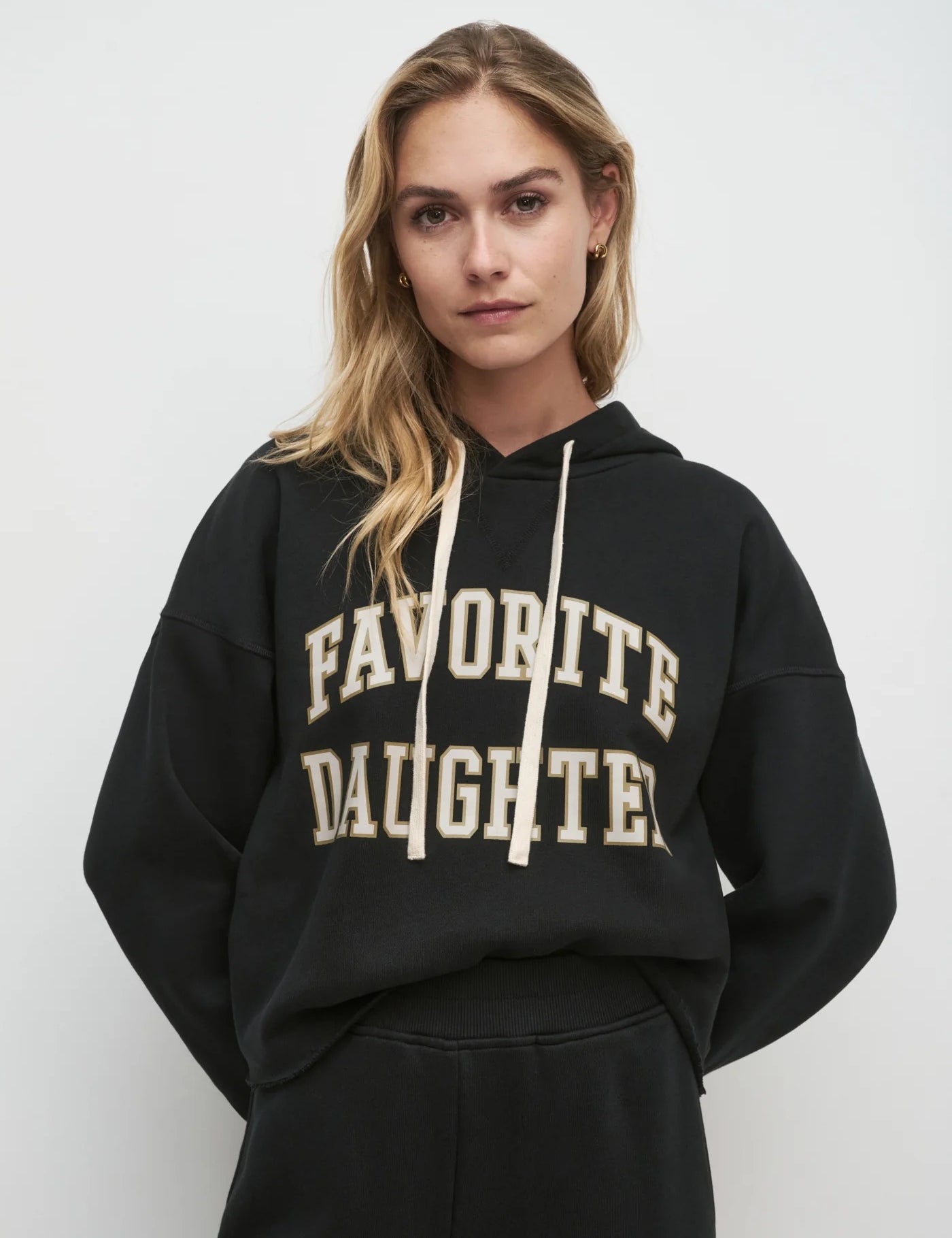 Collegiate Cropped Hoodie