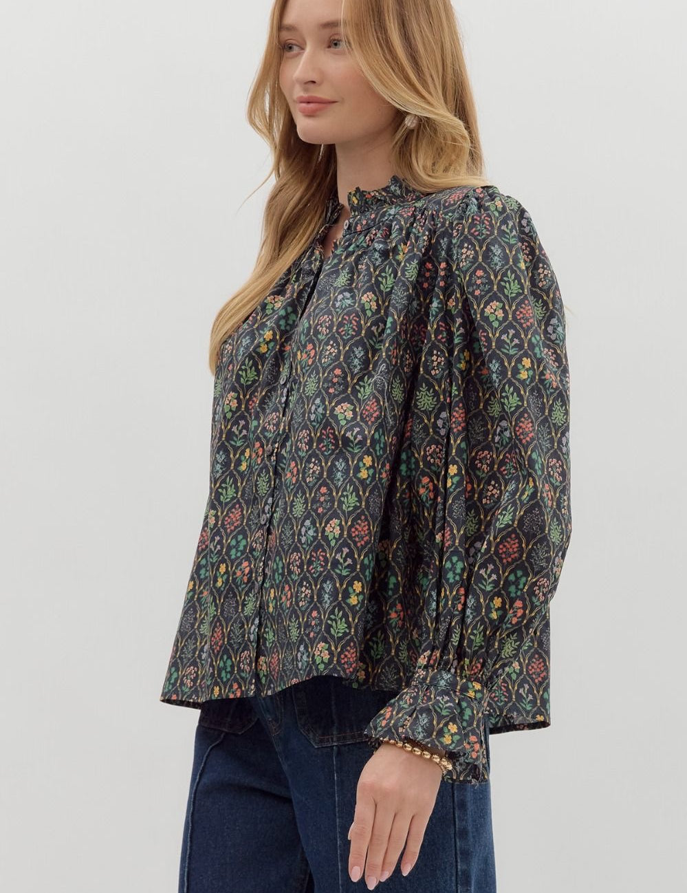 Katrina Floral Top